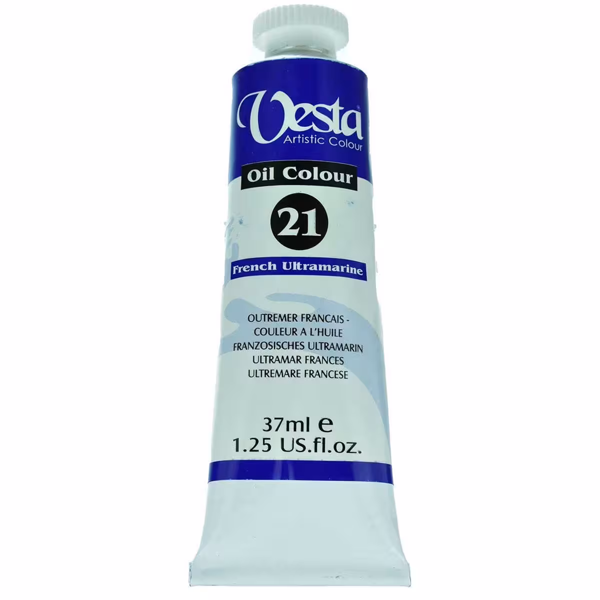 رنگ روغن وستا French Ultramarine 21 حجم 37 میلی لیتر