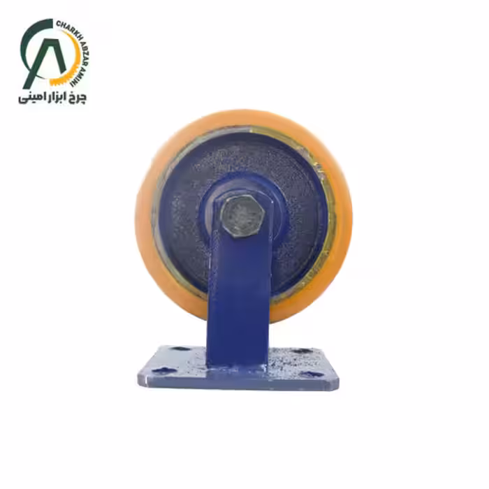 چرخ آهنی پلی اورتان ثابت قطر 250 میلی متر