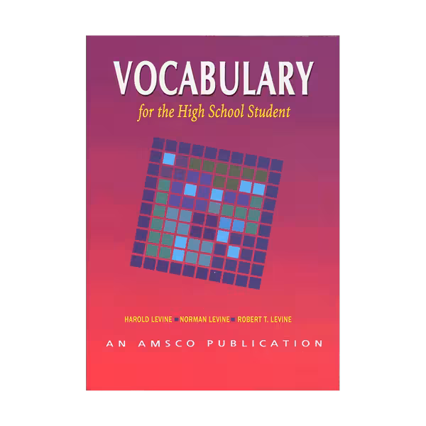 Vocabulary for the High School Student