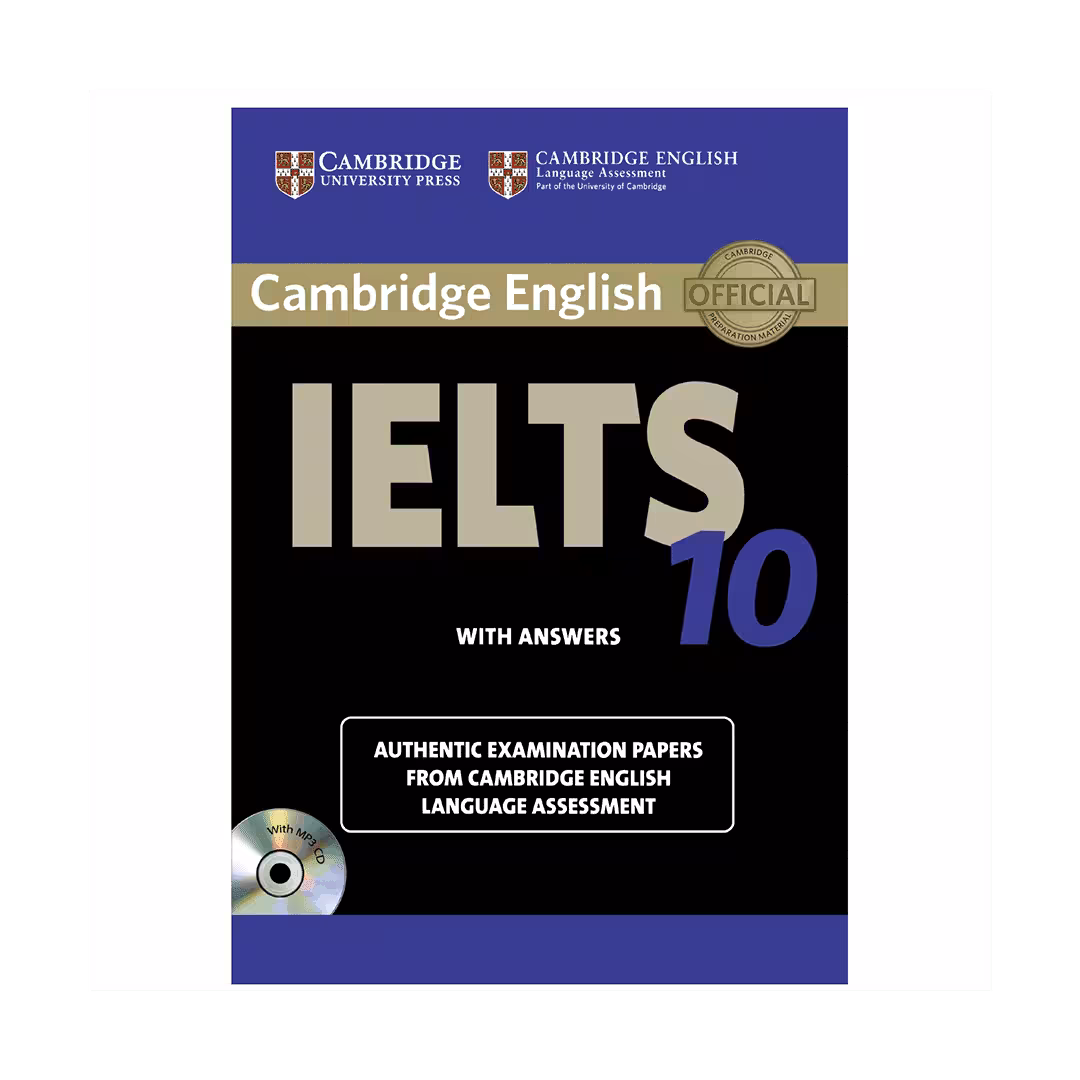 کتاب Cambridge IELTS 10 CD دورنگ