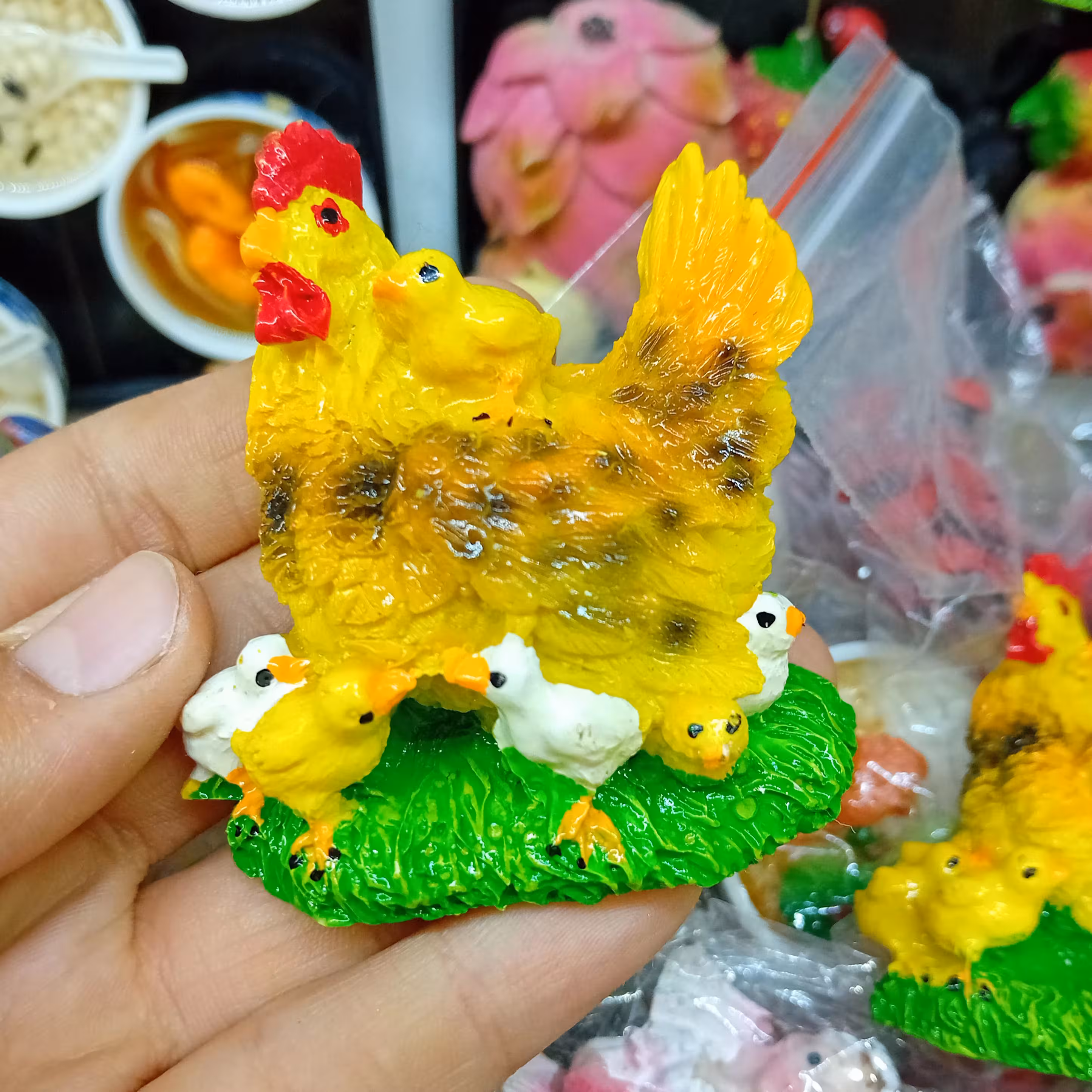 مگنت طرح خروس ومرغ