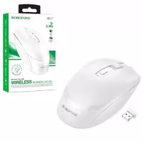 ماوس بی سیم بروفون مدل BG7 ا BOROFONE BG7 Wireless Mouse سفید