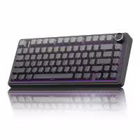 کیبورد گیمینگ سیم دار ، وایرلس و بلوتوثی آئولا مدل AULA F75 Mechanical سوئیچ GREEN