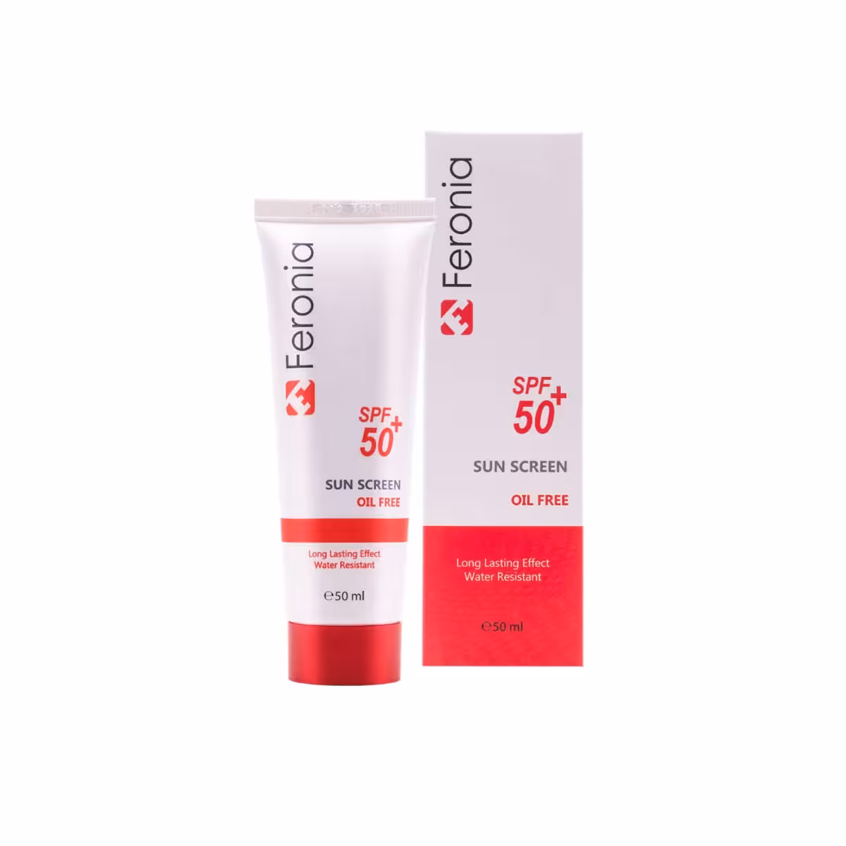 کرم ضد آفتاب فاقد چربی SPF50 بی رنگ فرونیا – Feronia