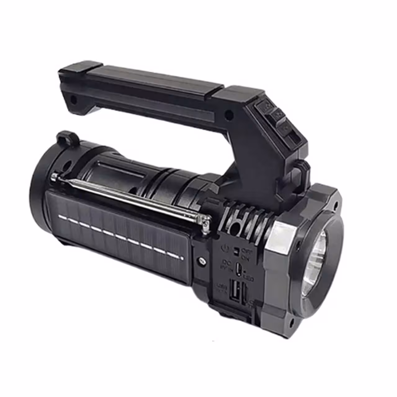 چراغ قوه دستی،اسپیکر،پاور بانک با پنل خورشیدی مدل NS-3366S