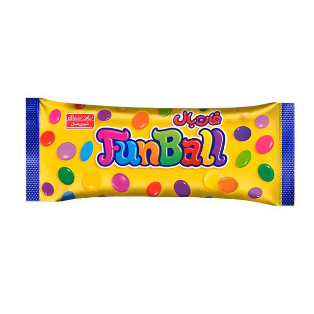 دراژه کاکائویی شیری شیرین عسل فان بال 45 گرمی