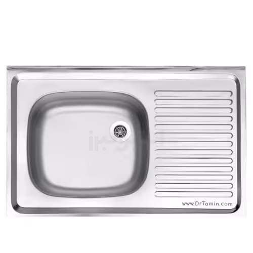 سینک استیل البرز لگن براق 5*50*80