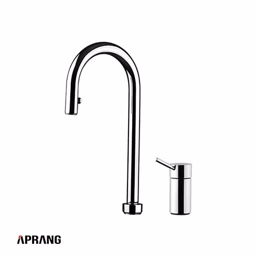 شیر آشپزخانه کی دبلیو سی مدل اینوکس پول دان – Inox Pull Down - مشکی