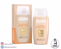 ضد آفتاب رنگی مجیک ایزدین رنگ لایت(روشن) مدل FUSION WATER MAGIC light حاوی SPF50 حجم 50 میل