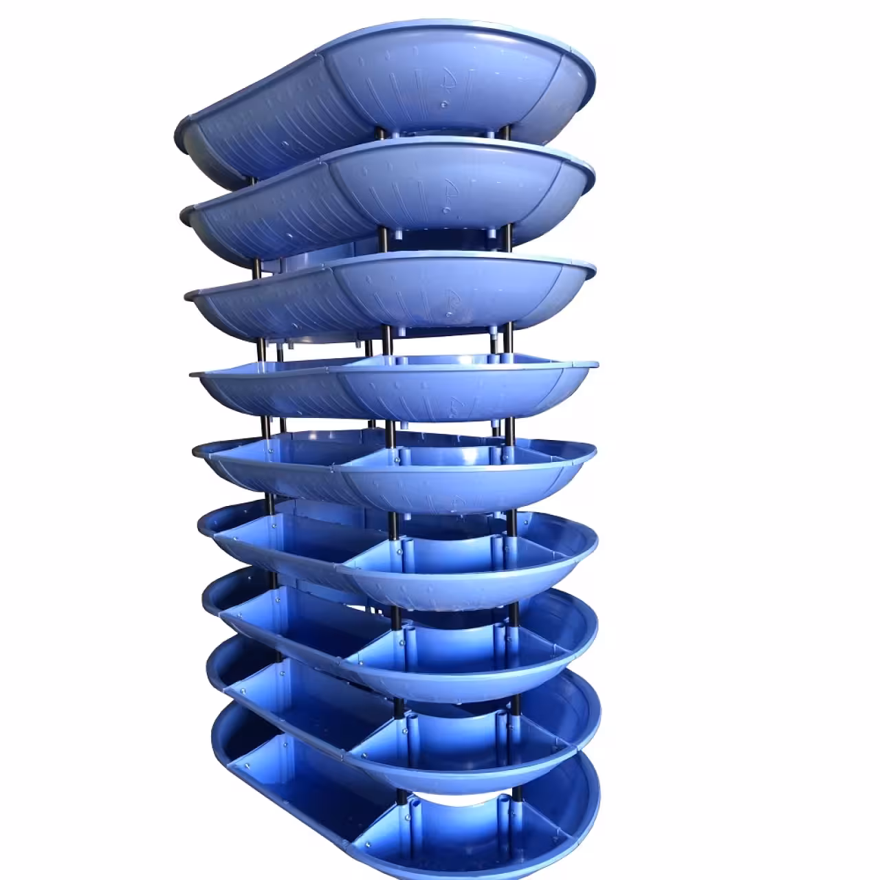 فلاورباکس شهری هیلدا گلدان طبقاتی بیضی شکل مدل B9