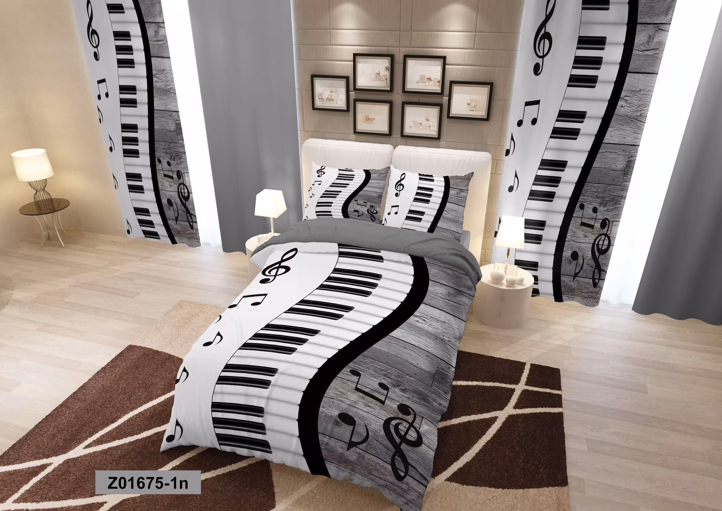 لحاف روتختی تنسل سه بعدی (3D) کالای خواب متین کد 1675