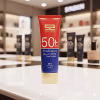 ژل ضد آفتاب آقایان ساین اسکین مدل ساین شیلد SPF50 فاقد چربی