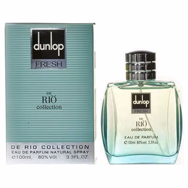 عطر و ادکلن مردانه ریو کالکشن دانلوپ فرش ادوپرفیوم RIO COLLECTION DUNLOP FRESH EDP FOR MEN