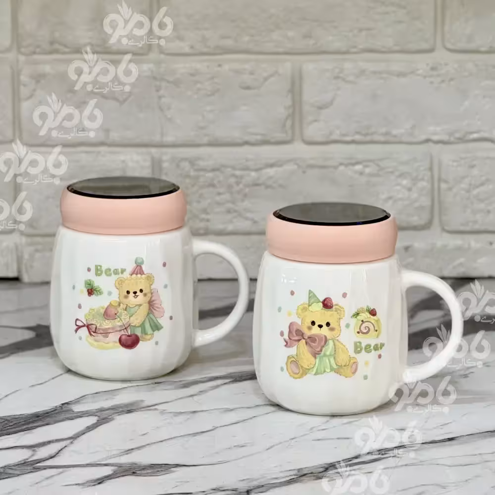 ماگ سرامیکی درب آینه تدی بادکنک