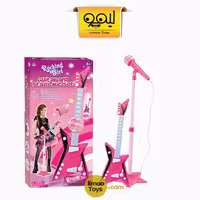 ست گیتار الکتریک و میکروفون پایه دار Rocking Girl