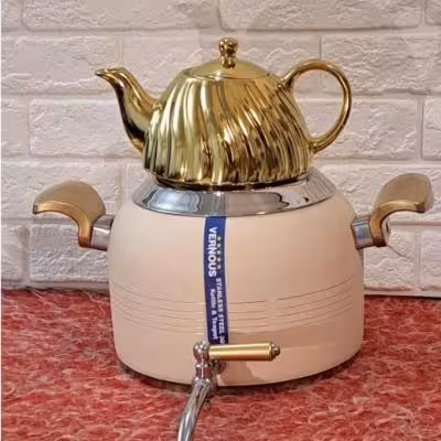 کتری قوری رنگی طرح ترک(VERNOUS)