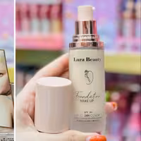 کرم پودر بلند لورا بیوتی حاوی ضدآفتاب-عمده