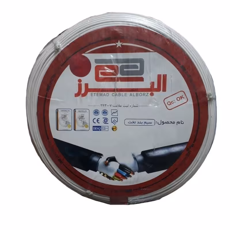 سیم نایلون 2 در 1 اعتماد کابل البرز مدل ETM213 تمام مس