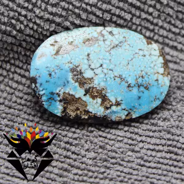 نگین فیروزه نیشابوری اصل خوش نقش درشت کد N_1402