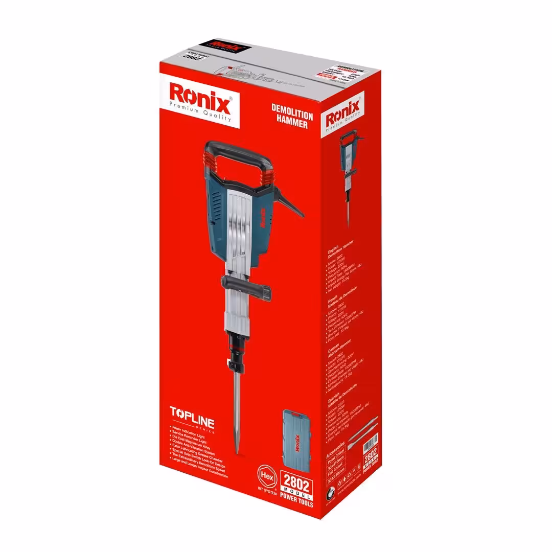 چکش تخریب 2802 رونیکس 15 کیلویی سری تاپ لاین 