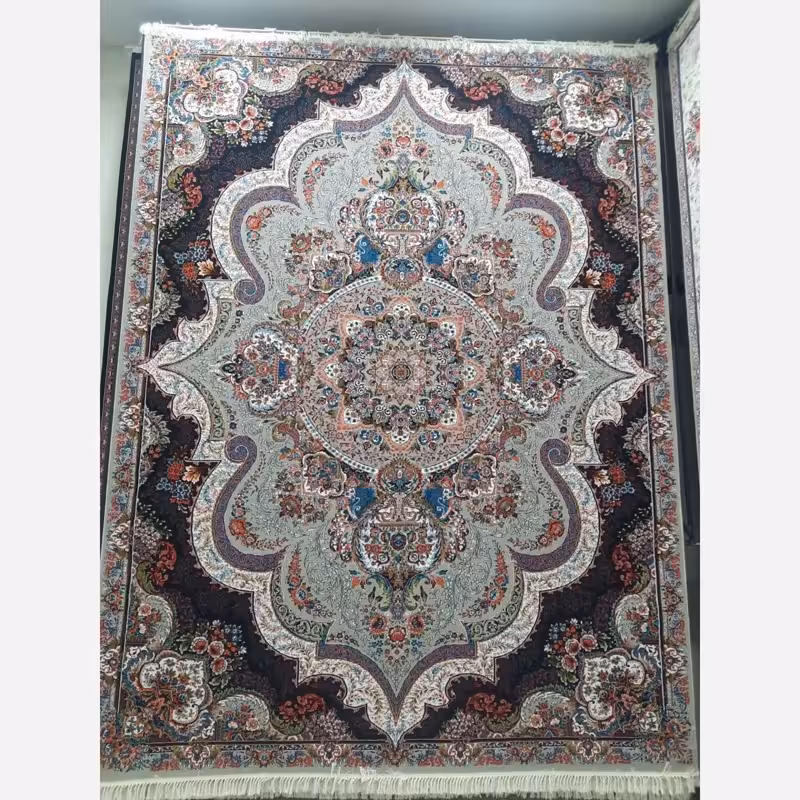 فرش ماشینی 500شانه کاشان نقشه شهیاد فیلی 12متری ورژن(ارسال رایگان)