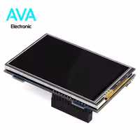 نمایشگر 3٫5 اینچ رزبری پای دارای ورودی HDMI و تاچ مقاومتی