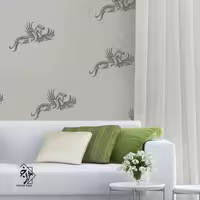 شابلون دیواری پرنده کد 319