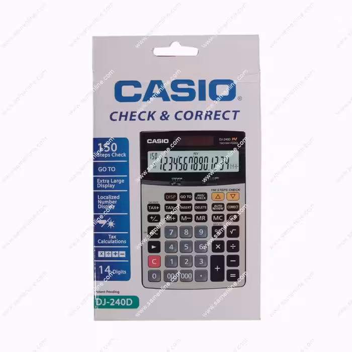 ماشین حساب کاسیو مدل DJ-240D