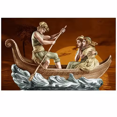 تندیس مدل قایق عشق کد 30002