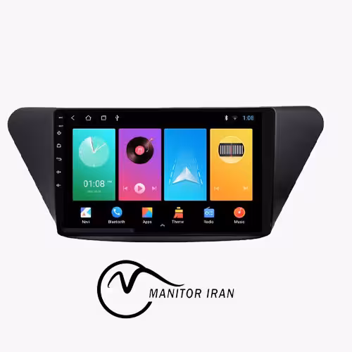 مانیتور لیفان X50 برند وینکا 2 64 اپل کارپلی مدل WI26 همراه با قاب