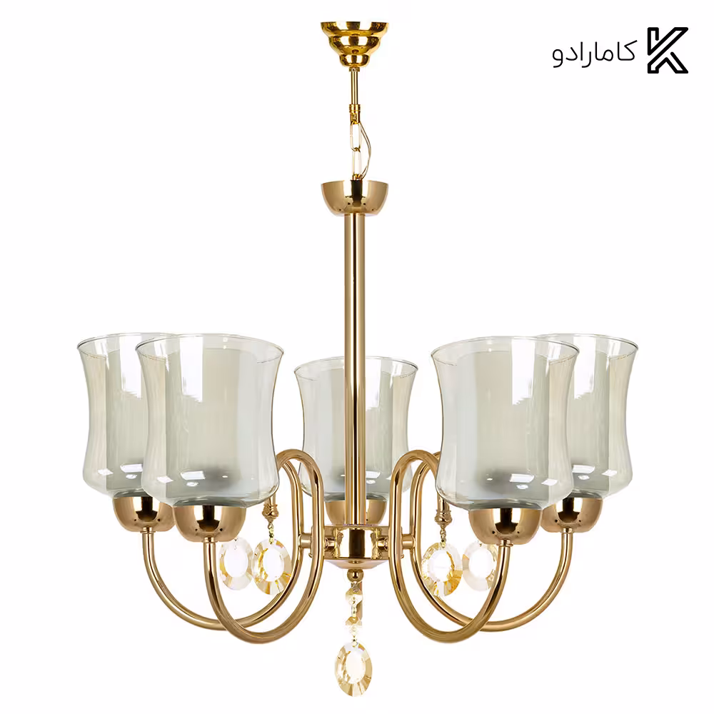 لوستر لهستانی چشمه نور 5 شعله کد A811-5