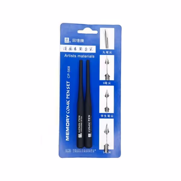 قلم فلزی با 4 نوک فلزی مختلف comic pen
