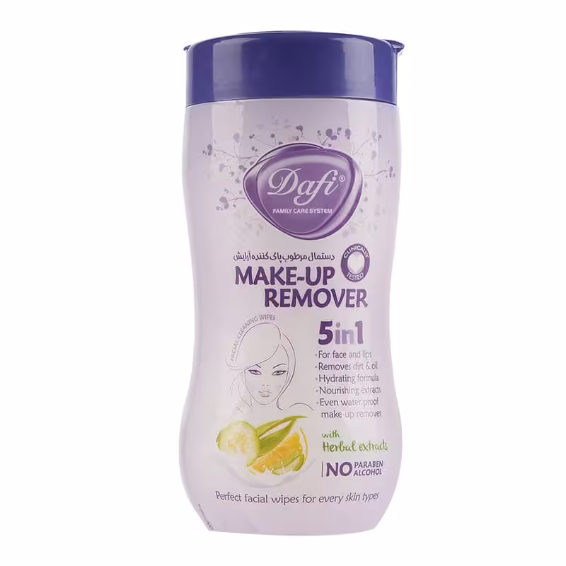 دستمال مرطوب پاک کننده دافی مدل 5IN1 بسته 70 عددی