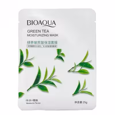 ماسک ورقه ای چای سبز بیوآکوا 25 گرم
