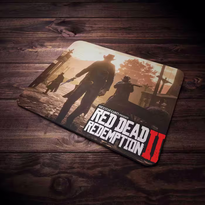 ماوس پد مدل red dead 2