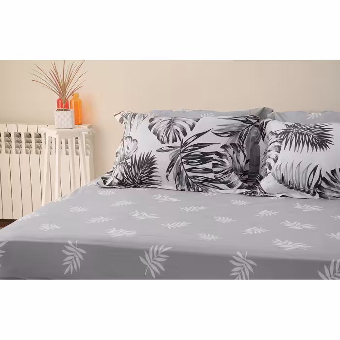 سرویس ملحفه بومرنگ مدل Hawaii-A2P یکنفره 4 تکه