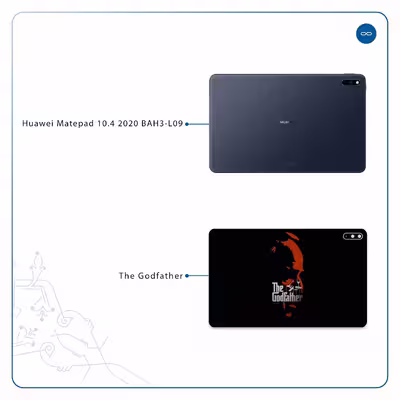 برچسب پوششی ماهوت مدل The Godfather مناسب برای تبلت هوآوی Matepad 10.4 2020 BAH3-L09
