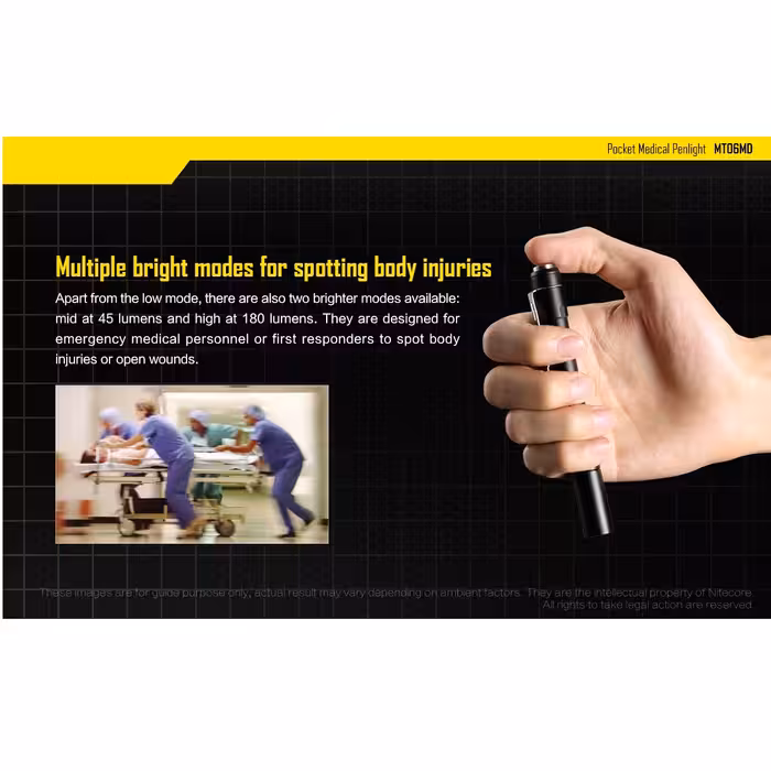 چراغ قوه پزشکی نایت کر مدل MT06MD