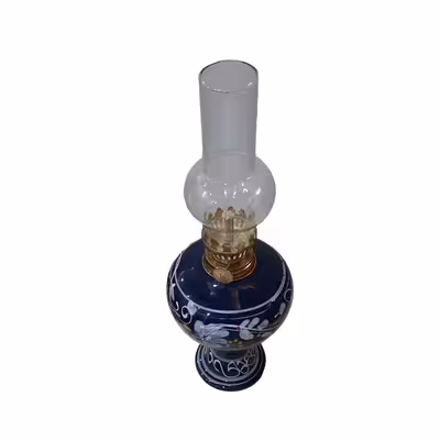 چراغ نفتی سفالی مدل نقاشی کد 9