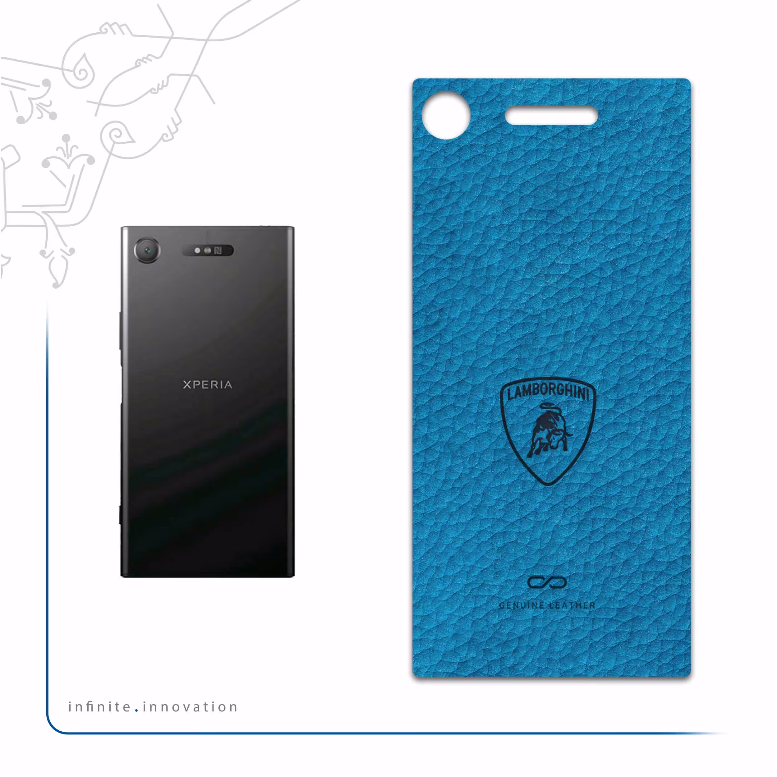 برچسب پوششی ماهوت مدل BL-LMBRGHNI مناسب برای گوشی موبایل سونی Xperia XZ1