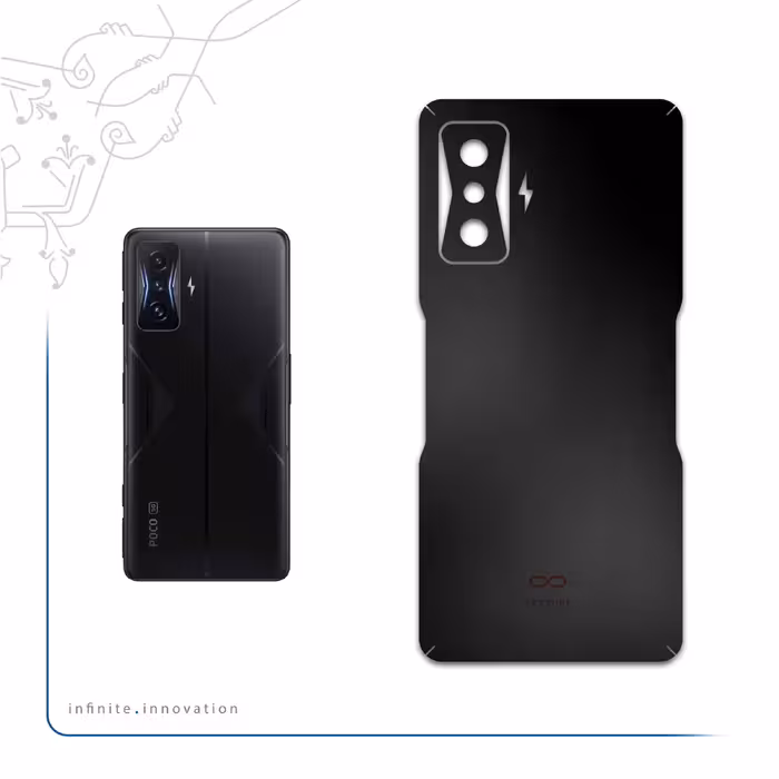 برچسب پوششی ماهوت مدل Matte-Black مناسب برای گوشی موبایل شیائومی Poco F4 GT 5G