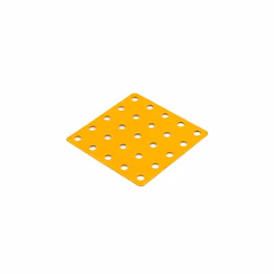 سازه رباتیک مدل صفحه مستطیل 5×5 فلزی رنگی بسته 10 عددی