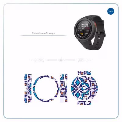 برچسب ماهوت طرح Homa Tile مناسب برای ساعت هوشمند شیایومی Amazfit Verge