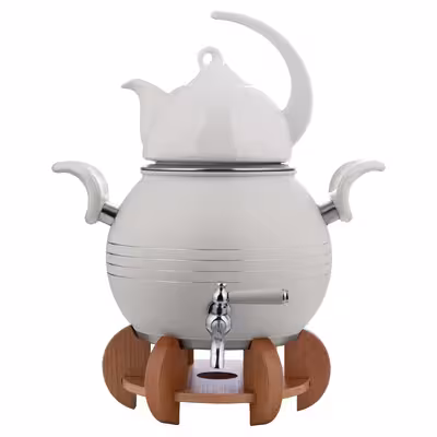 ست کتری و قوری کروپ ست مدل B_701 به همراه وارمر