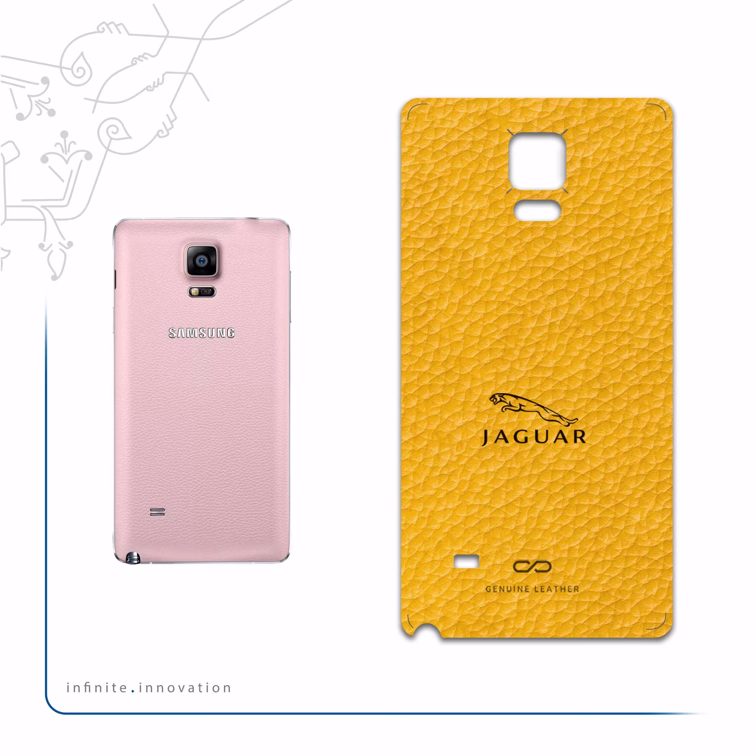 برچسب پوششی ماهوت مدل ML-JGR مناسب برای گوشی موبایل سامسونگ Galaxy Note 4