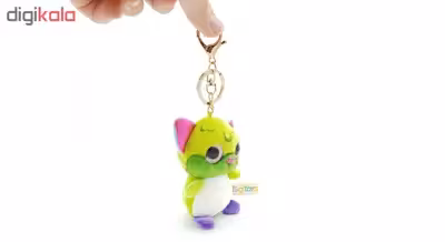 جاسوئیچی عروسکی جی اس کیو مدل گربه چشم تیله ای کد BT110304