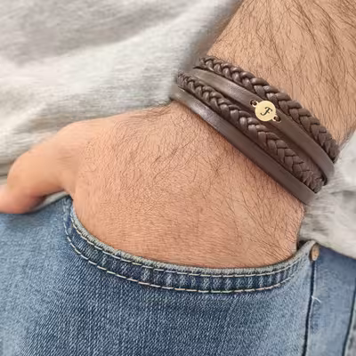 دستبند نقره لیردا مدل حرف F کد DCR 0004