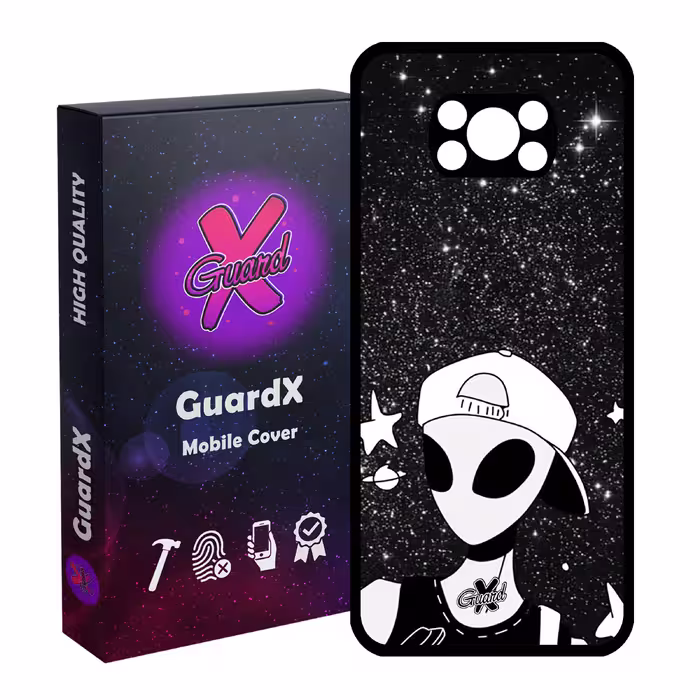 کاور گارد ایکس طرح Alien مدل Glass10307 مناسب برای گوشی موبایل شیائومی Poco X3 Pro