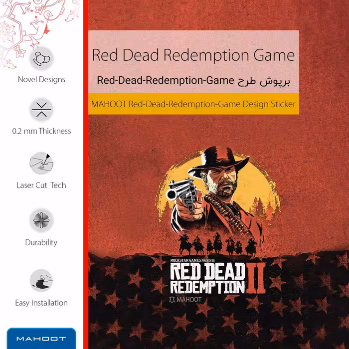 برچسب پوششی ماهوت مدل Red-Dead-Redemption-Game مناسب برای تبلت سامسونگ Galaxy Tab A 10.1 2016 T585