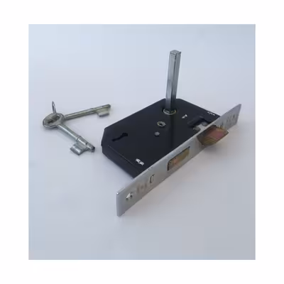 دستگیره در نوین مدل 901 بسته 2 عددی به همراه قفل